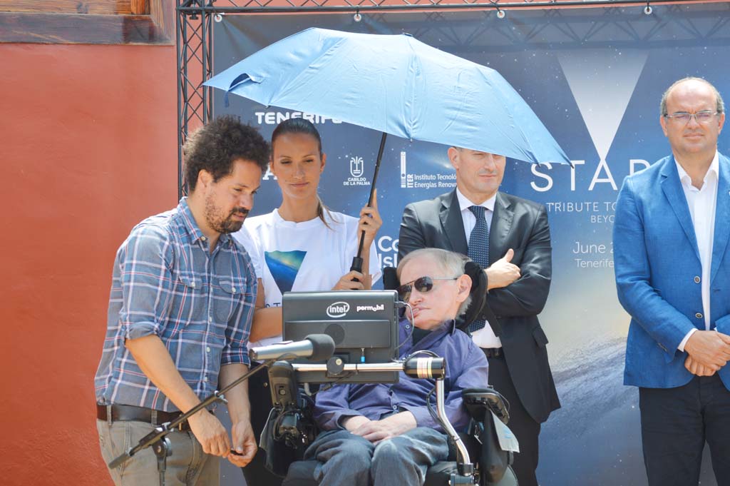 Stephen Hawking presenta Starmusen la Casa del Vino