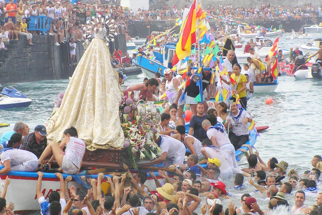 Virgen del Carmen en Puerto e la Cruz