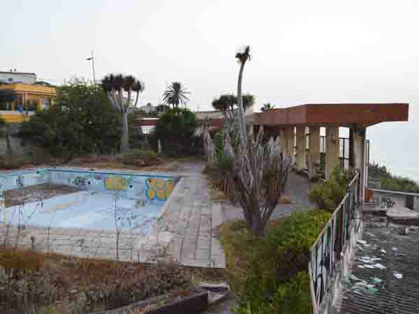 Hotel Neptuno: el estado actual de la piscina