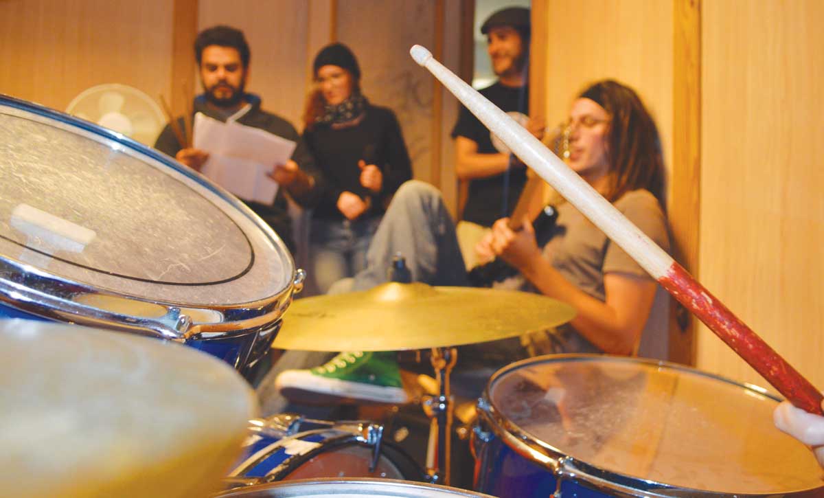 El equipo de la Escuela e Rock de La Laguna