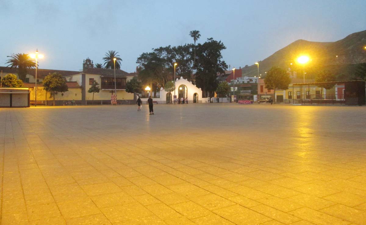 La plaza de Cristo en La Laguna