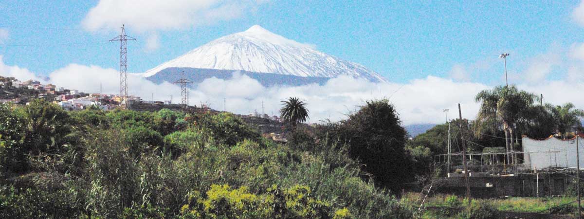 El pico del volcán Teide