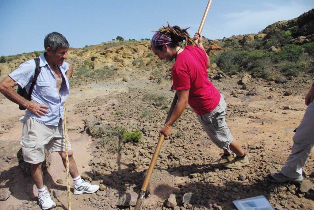 Una clase de Salto de Pastor durante una excursión guiada 