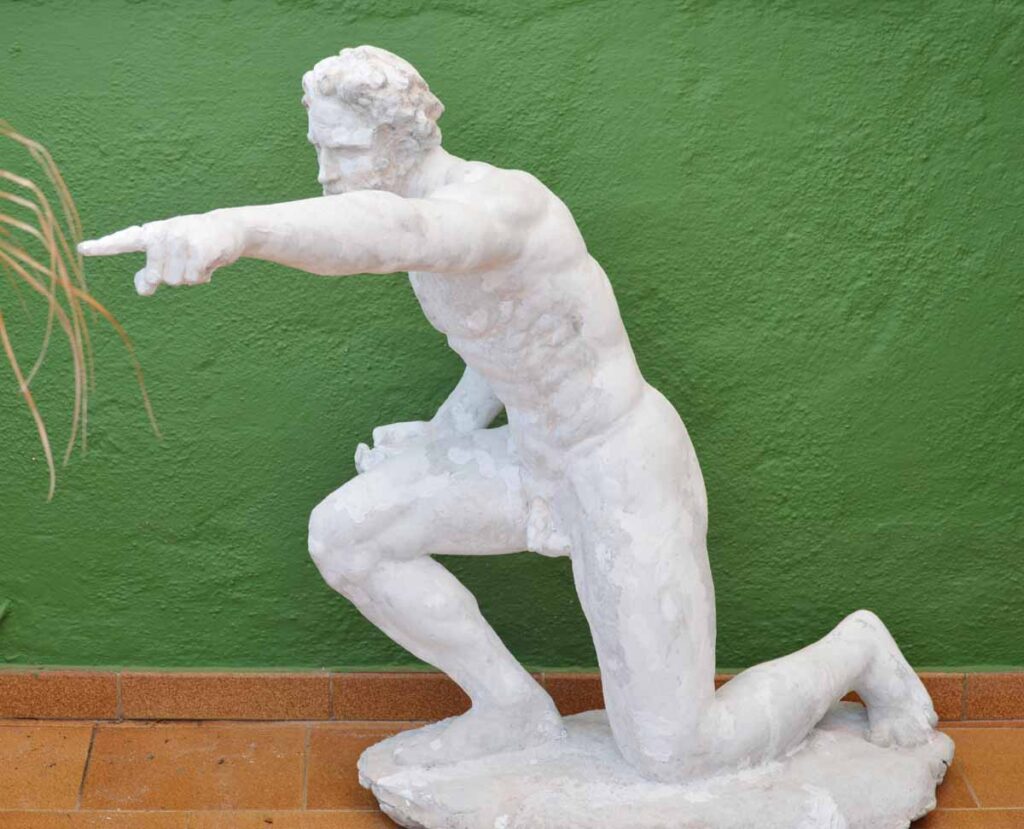 Modelo de "El Descubridor", escultura de Alberto de Soto