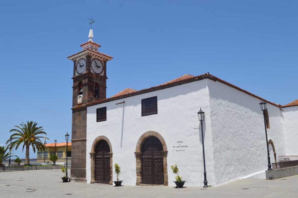 La iglesia San Juan Bautista en San Juan de la Rambla