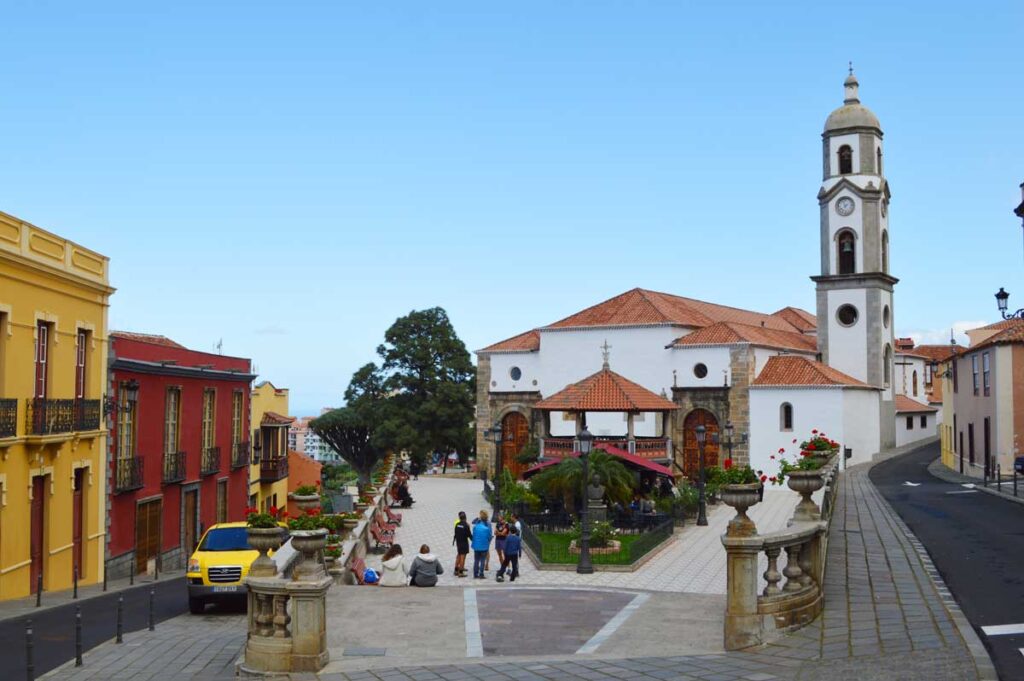 La iglesia de Nuestra Señora de la Concepción, construida durante el siglo XVI y XVII, en el corazón de Realejo Bajo