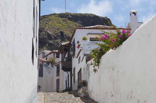 Vista de un callejón de San Juan desde arriba