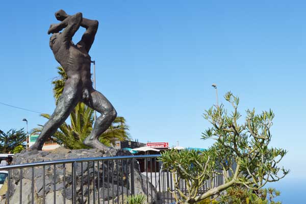 El monumento del mencey Bentor en Icod el Alto