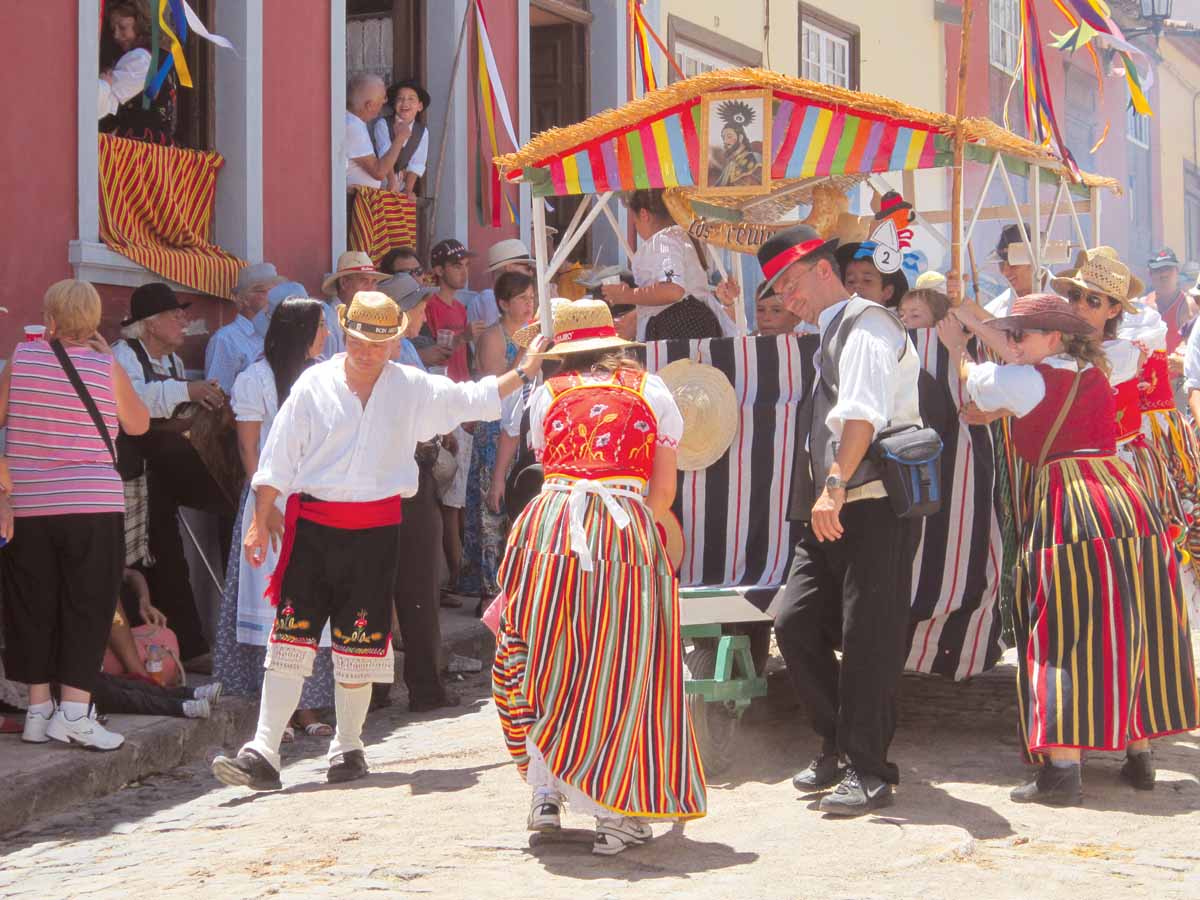 Una carreta en la Romería de Garachico