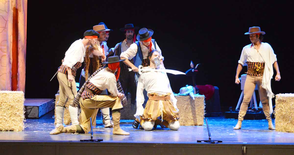 Una escena de la opera Don Quijote del Auditorio de Tenerife