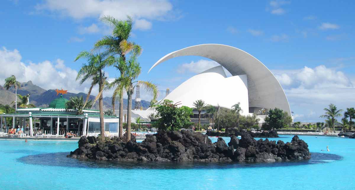 El Parque Marítimo está junto del Auditorio de Tenerife