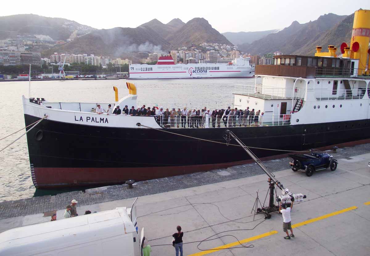 Rodaje de la película "El Clan" en el Puerto de Santa Cruz de Tenerife