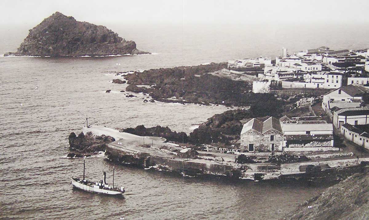 El Puerto de Garachico en otra época