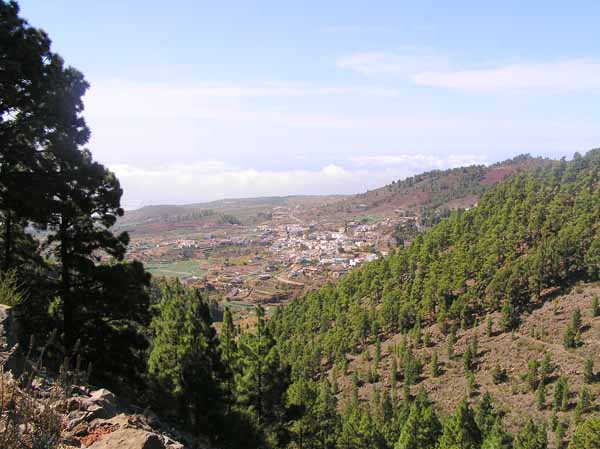 Vistas desde el sendero al mar