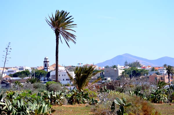 Vistas al pueblo de Antigua