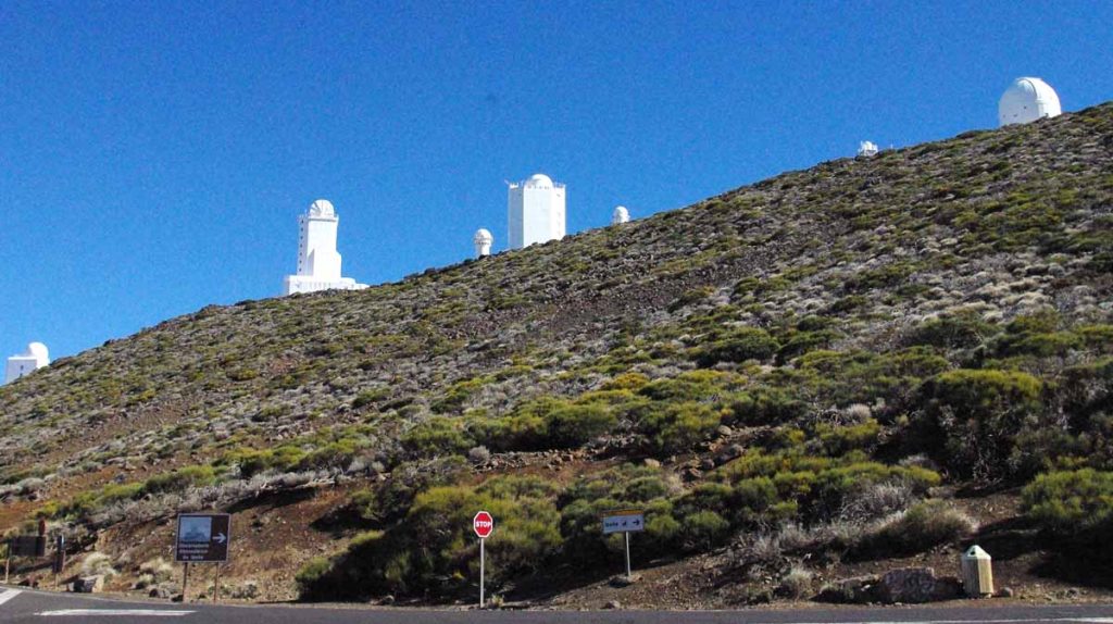 El observatorio tinerfeño de Izaña en las Cañadas del Teide  