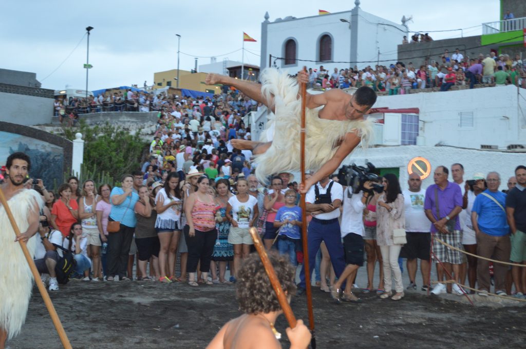 Los guanches festejan el hallazgo de la virgen