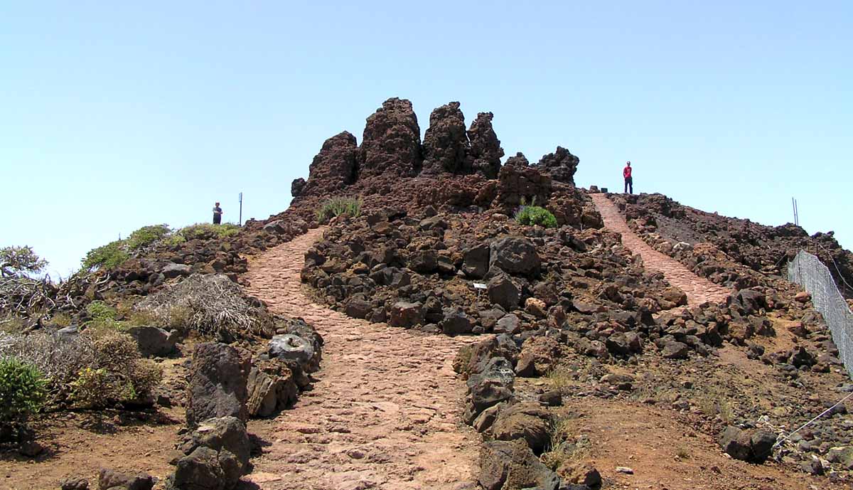 El Roque de los Muchachos es la cima más alta de las montañas de La Palma