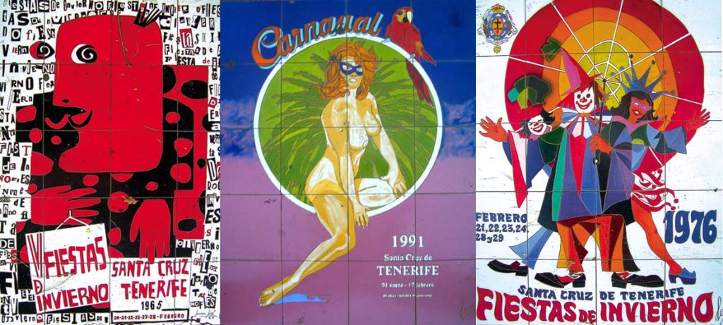 Los carteles carnavaleros reflejan el espíritu de su época