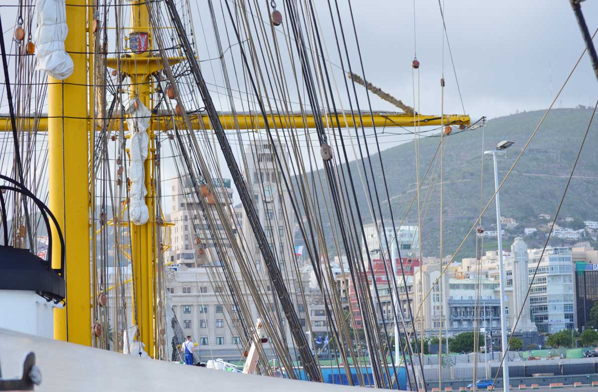 El Gorch Fock, buque escuela alemana