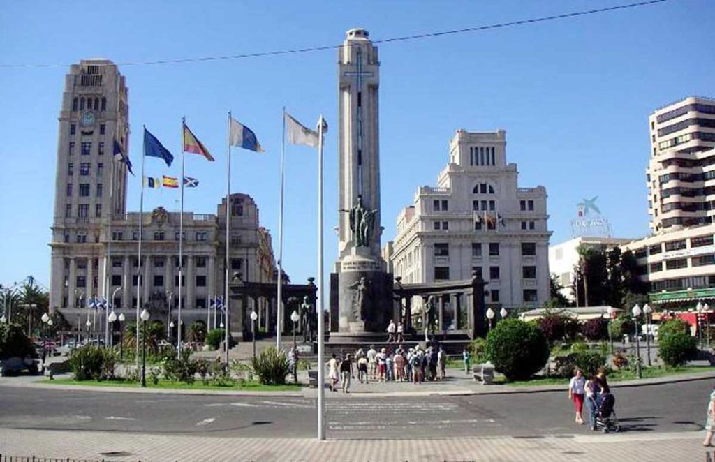 El aspecto de la Plaza de España antes de su remodelación